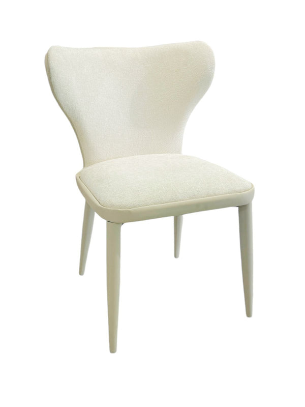 SILLA AXIS - TELA/CUERINA CREMA