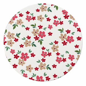 Set x6 Individuales Redondos JARDIÍN FLORAL