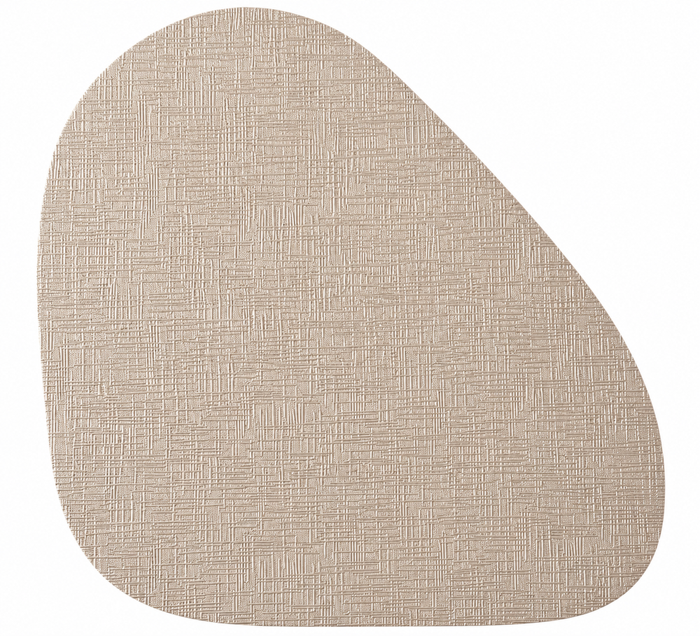 Set x6 Individuales Orgánico Texturizado BEIGE