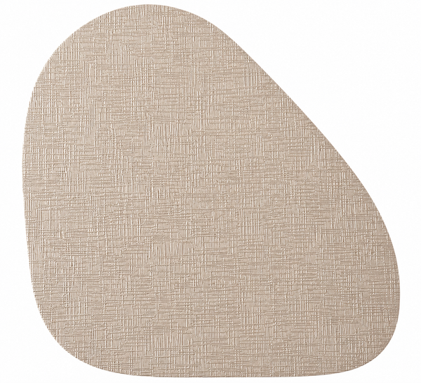 Set x6 Individuales Orgánico Texturizado BEIGE
