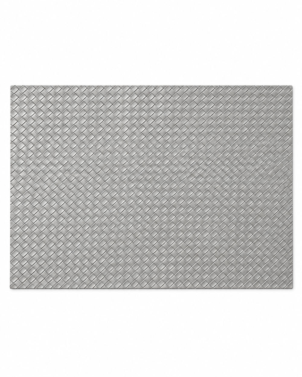 Set x6 Individuales Rectangulates Tejidos PLOMO