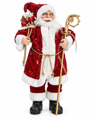 Muñeco Navideño Papá Noel ROJO