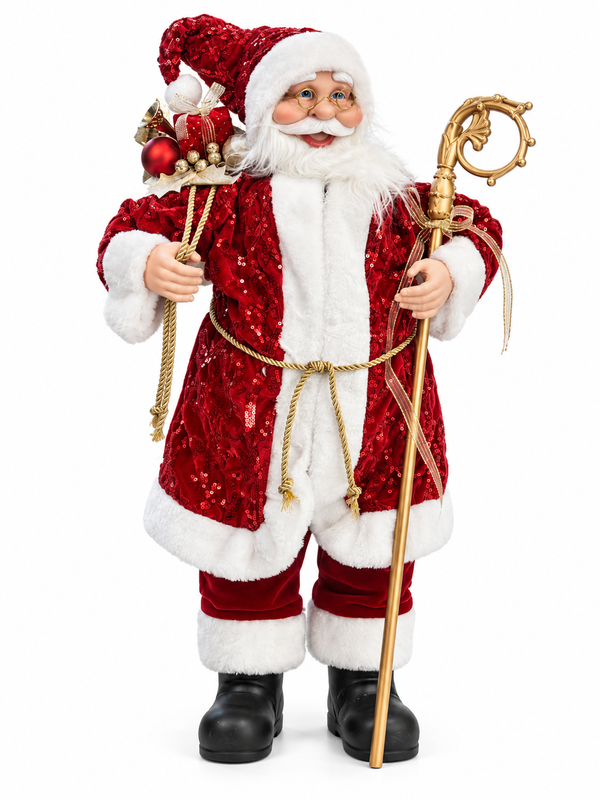 Muñeco Navideño Papá Noel ROJO