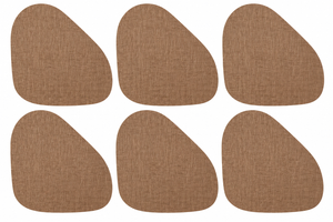 Set x6 Individuales Orgánico Texturizado BRONCE