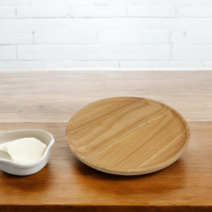 Plato Madera Mediano