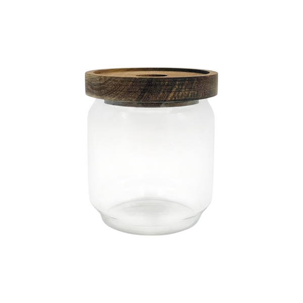 Recipiente Canisters MADERA OSCURA 10cm