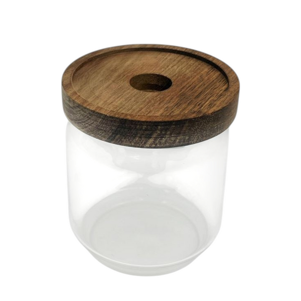 Recipiente Canisters MADERA OSCURA 10cm