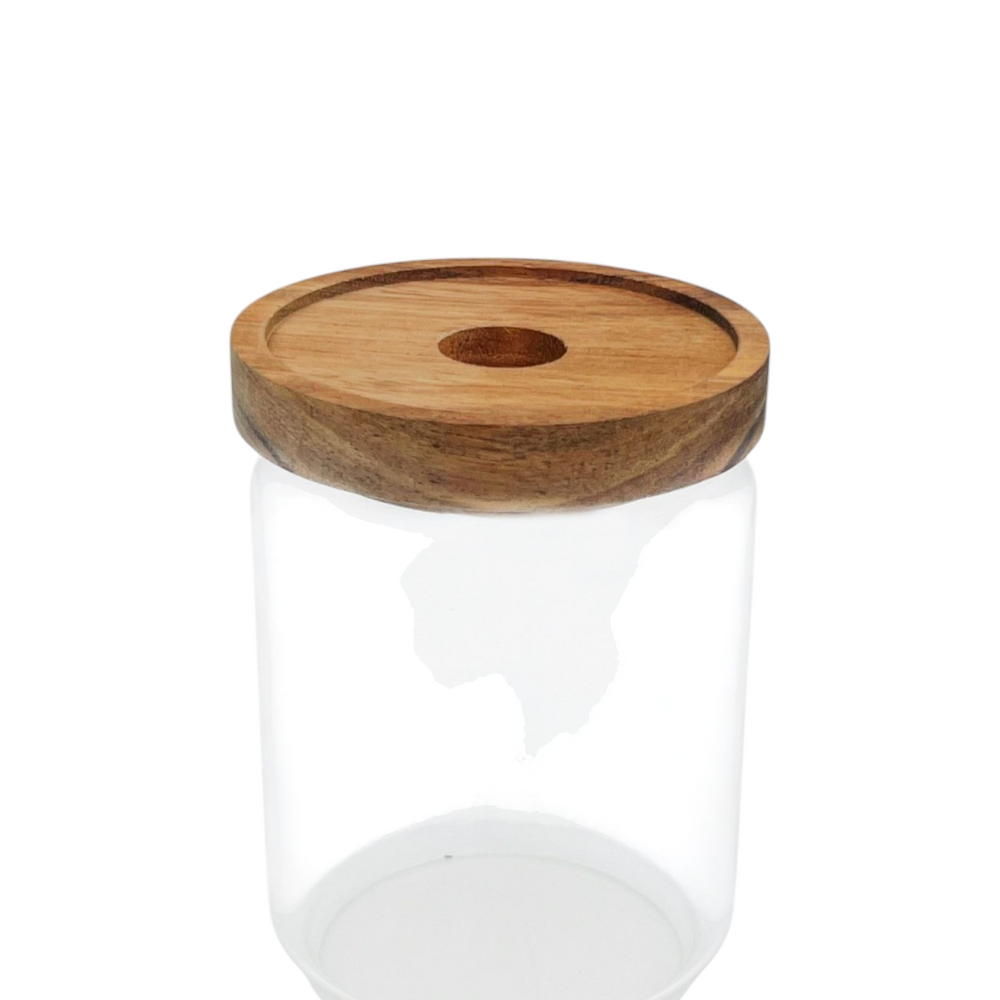 Recipiente Canisters MADERA OSCURA 9cm