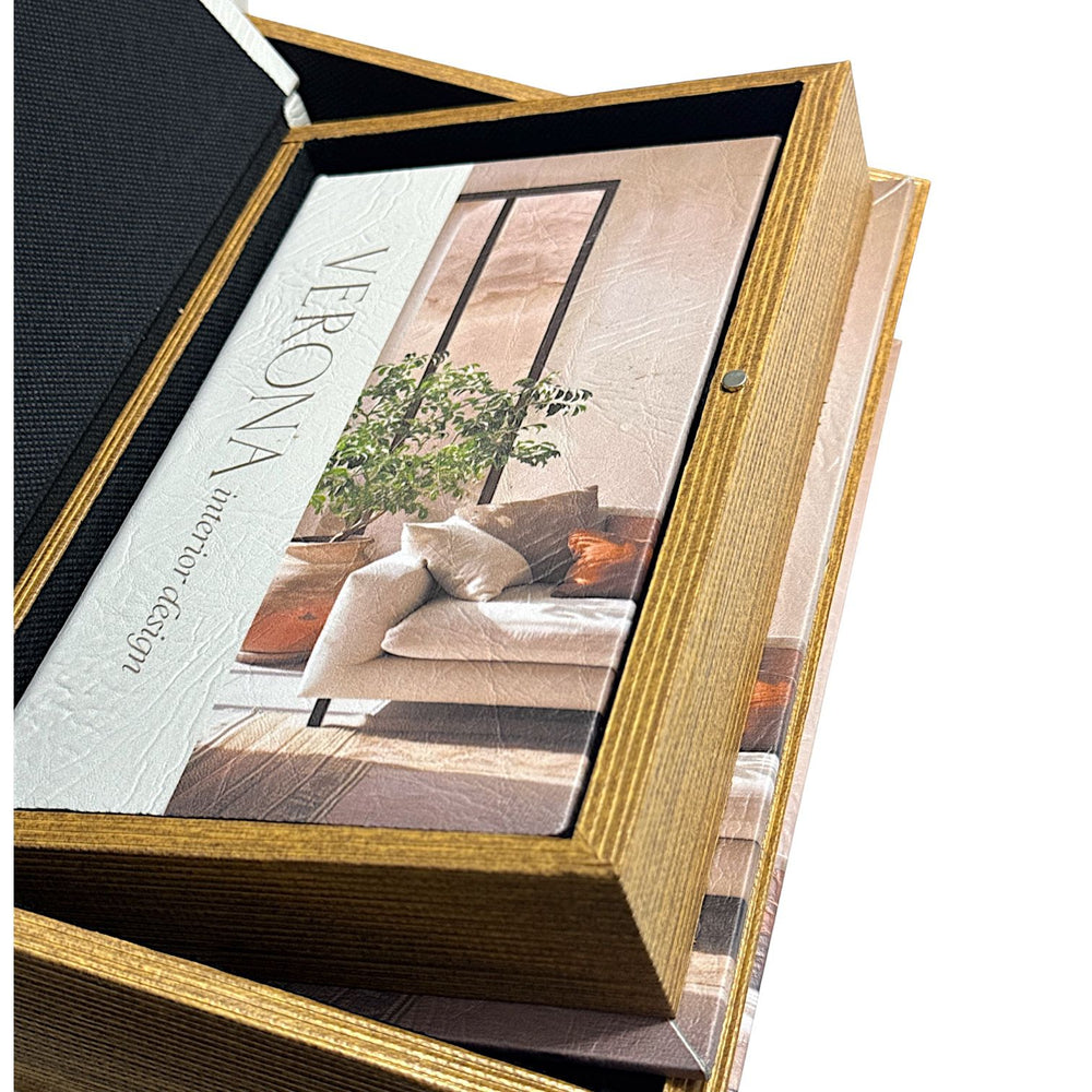 Set de 3 Libros Cofre VERONA