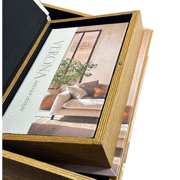 Set de 3 Libros Cofre VERONA