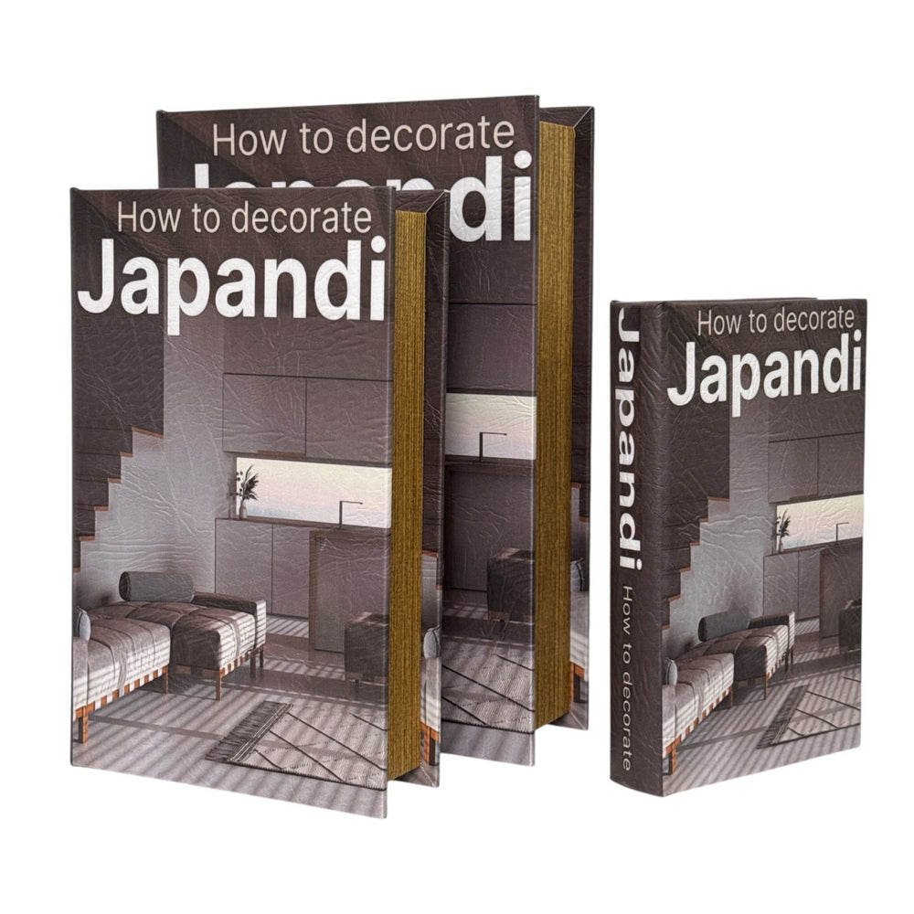 Set de 3 Libros Cofre JAPANDI HOW