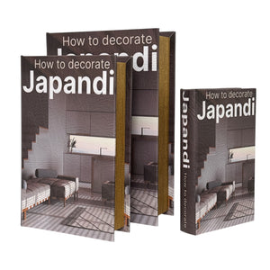 Set de 3 Libros Cofre JAPANDI HOW