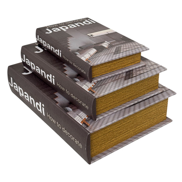 Set de 3 Libros Cofre JAPANDI HOW