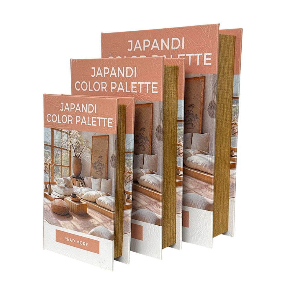 Set de 3 Libros Cofre JAPANDI COLOR