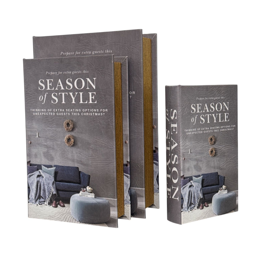 Set de 3 Libros Cofre SEASON OF STYLE