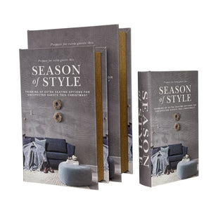 Set de 3 Libros Cofre SEASON OF STYLE