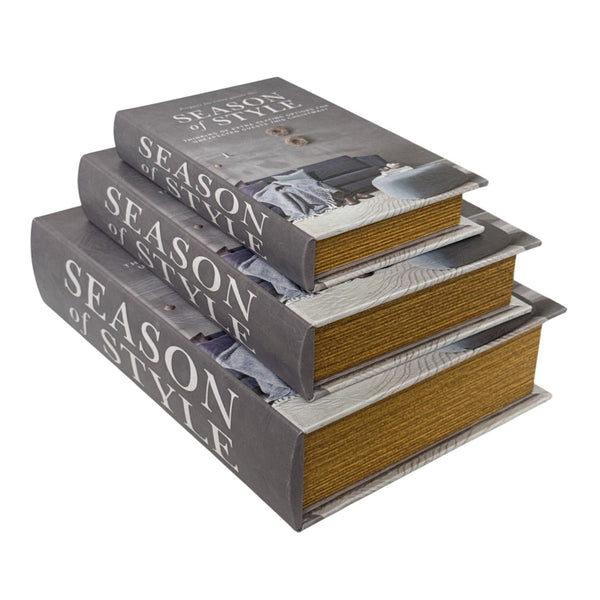 Set de 3 Libros Cofre SEASON OF STYLE