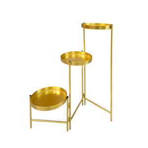 Porta Macetero 3 Niveles GOLD