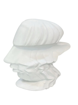 Adorno Busto MODER FACE WHITE