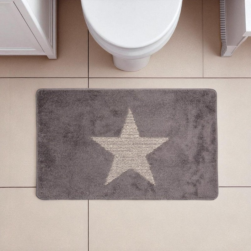 ALFOMBRA ESTRELLA GRIS PEQ.