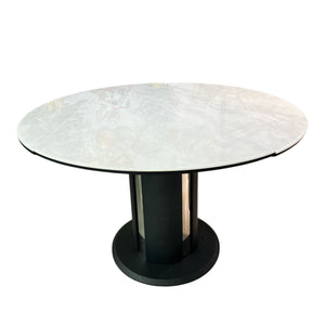 Mesa de Comedor Circular LUNA BLACK