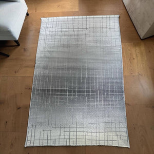 Alfombra Rectangular 160*230CM ACERO AZUL