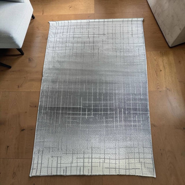 Alfombra Rectangular 160*230CM ACERO AZUL