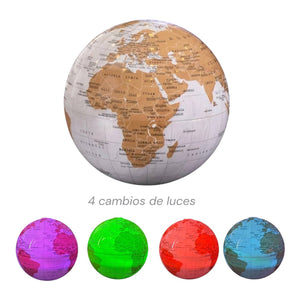Esfera Mapa Mundi Pequeña Giratoria IV