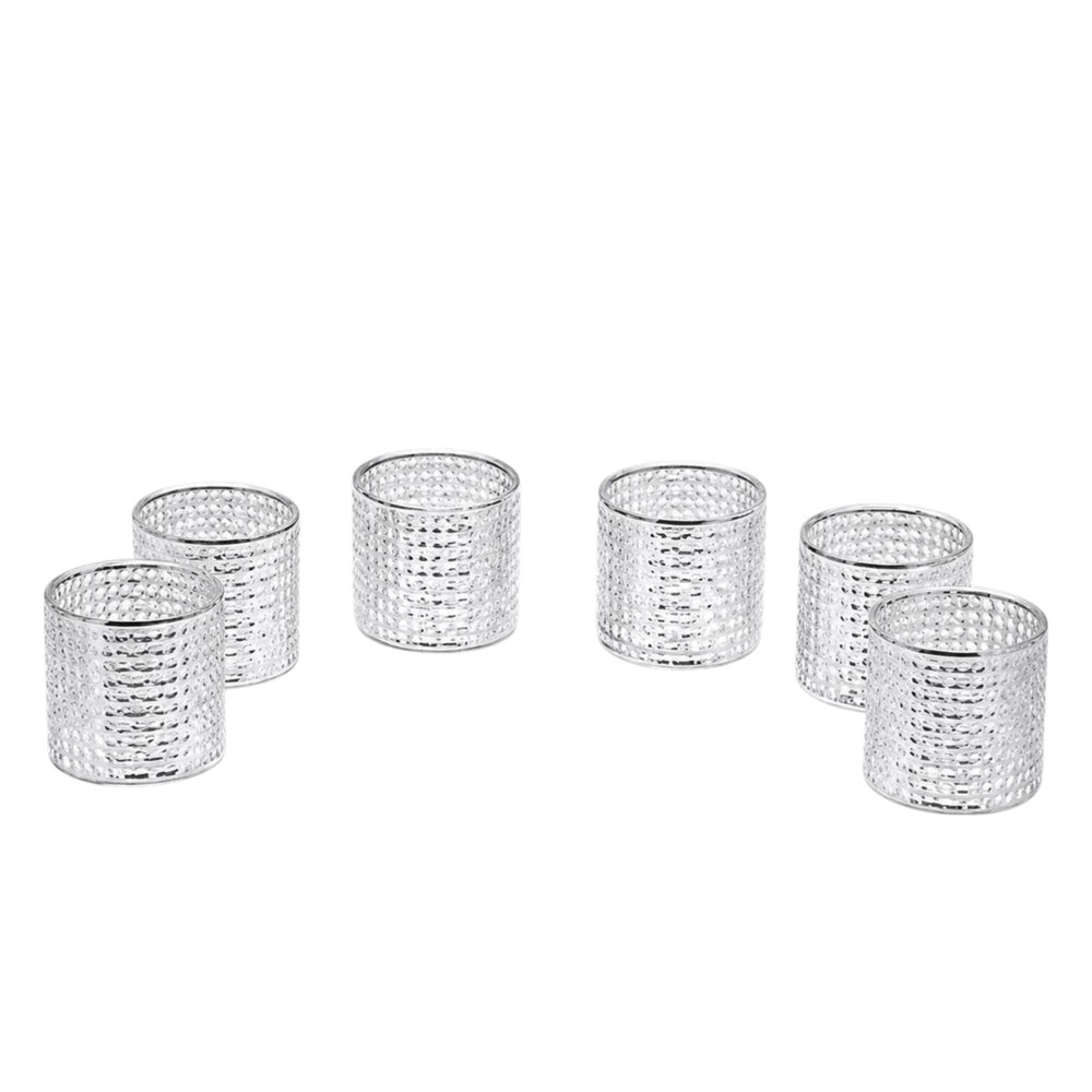 Aro de Servilleta Metalico PLATEADOS PERSA 6UND