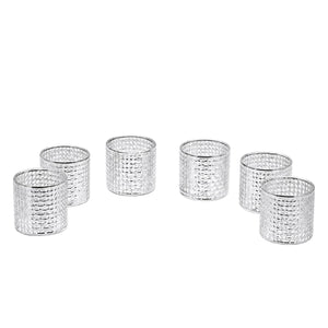 Aro de Servilleta Metalico PLATEADOS PERSA 6UND