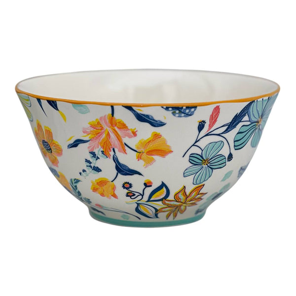 Plato Hondo Grande Estampado Floral