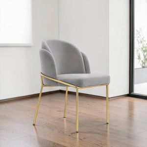 Silla Ploma patas Doradas