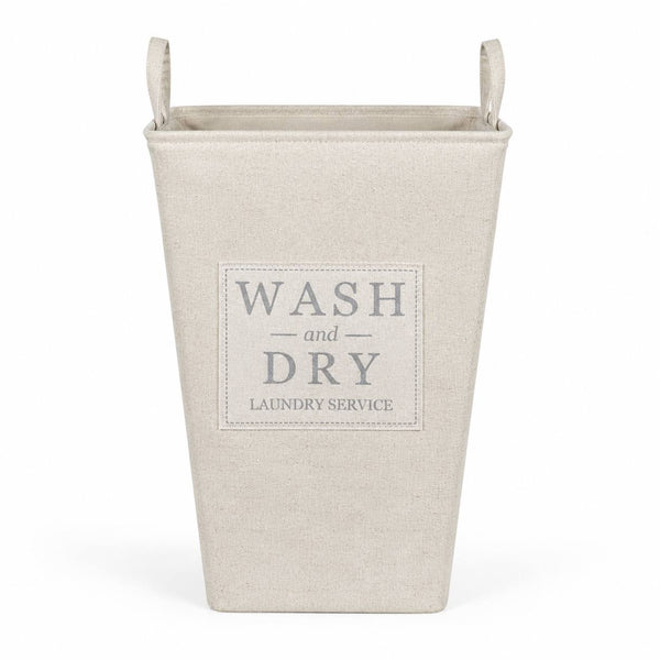 Cesto para Ropa Crema WASH DRY