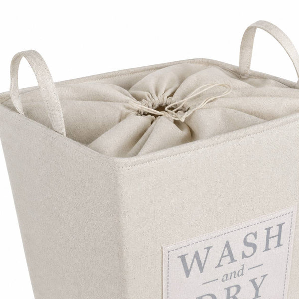 Cesto para Ropa Crema WASH DRY