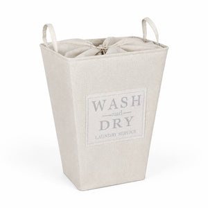 Cesto para Ropa Crema WASH DRY