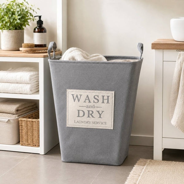 Cesto para Ropa Plomo WASH DRY