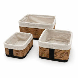 Set Canastos Organizadoras Rectangular 3 Und
