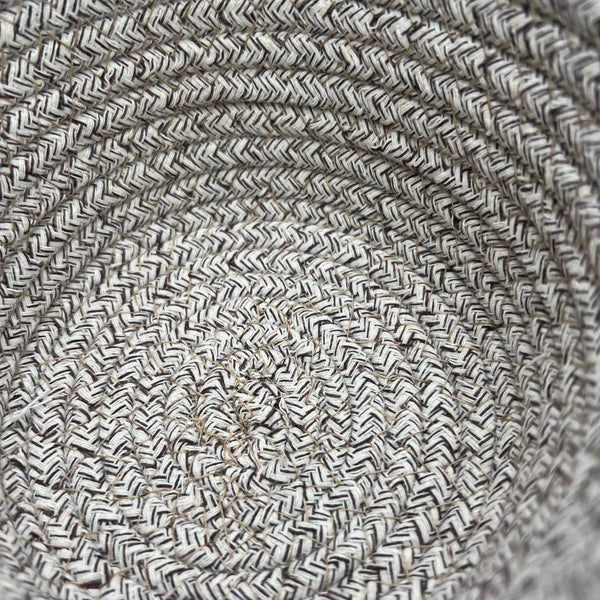 Canastos Tela Redondas Marrón Pequeña