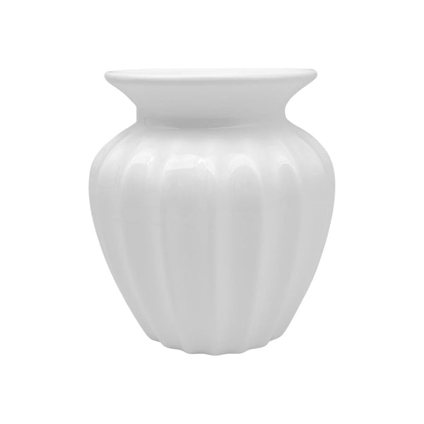 Florero BLANCO ESMALTADO