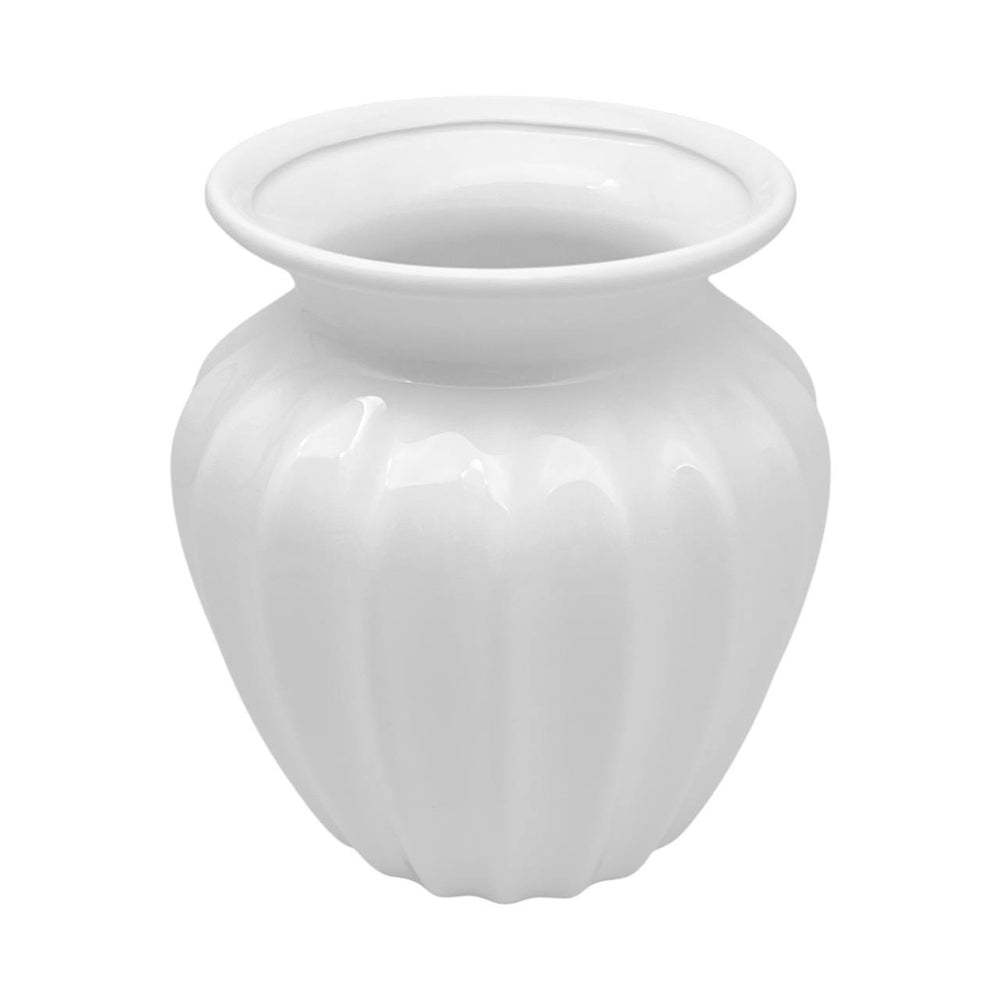 Florero BLANCO ESMALTADO