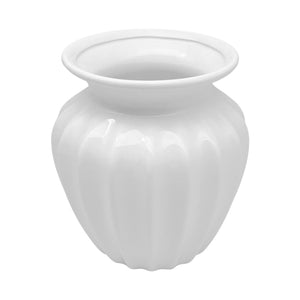 Florero BLANCO ESMALTADO