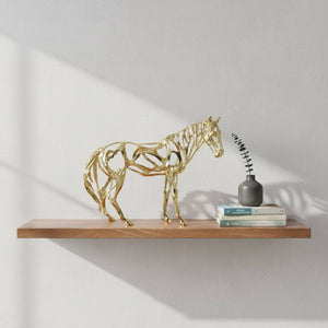 Adorno CABALLO DORADO CROMA