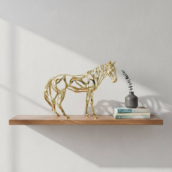 Adorno CABALLO DORADO CROMA