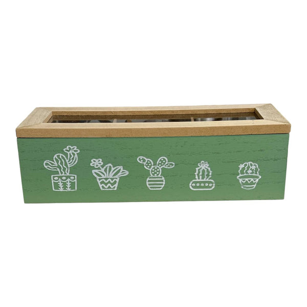 Caja Porta Té x 3 GREEN