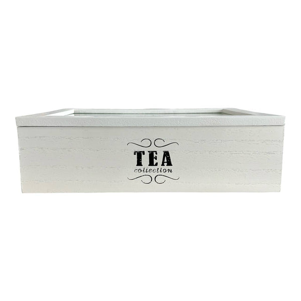 Caja Porta Té x 6 WHITE HEART