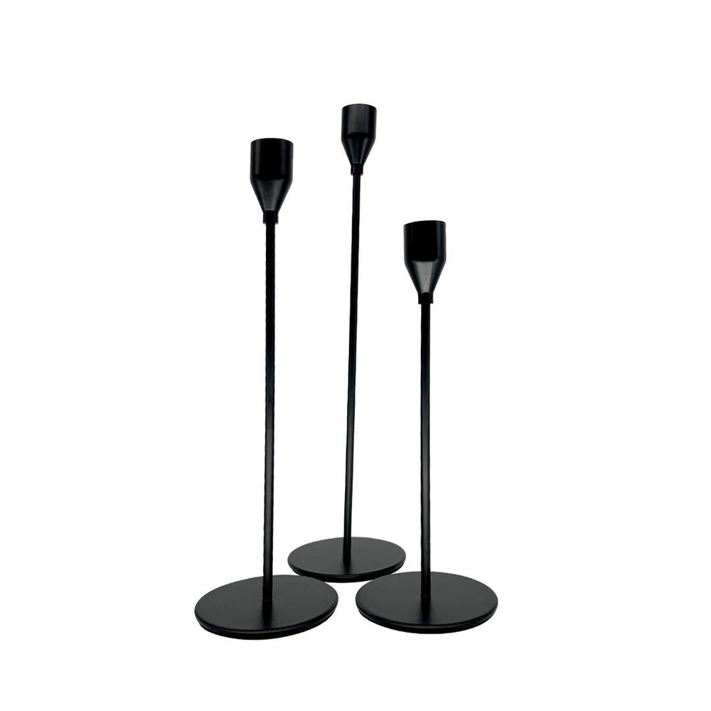 Set de Candelabros Dorados BLACK GRACE