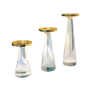 Set de Candelabros CONIC DORÉ