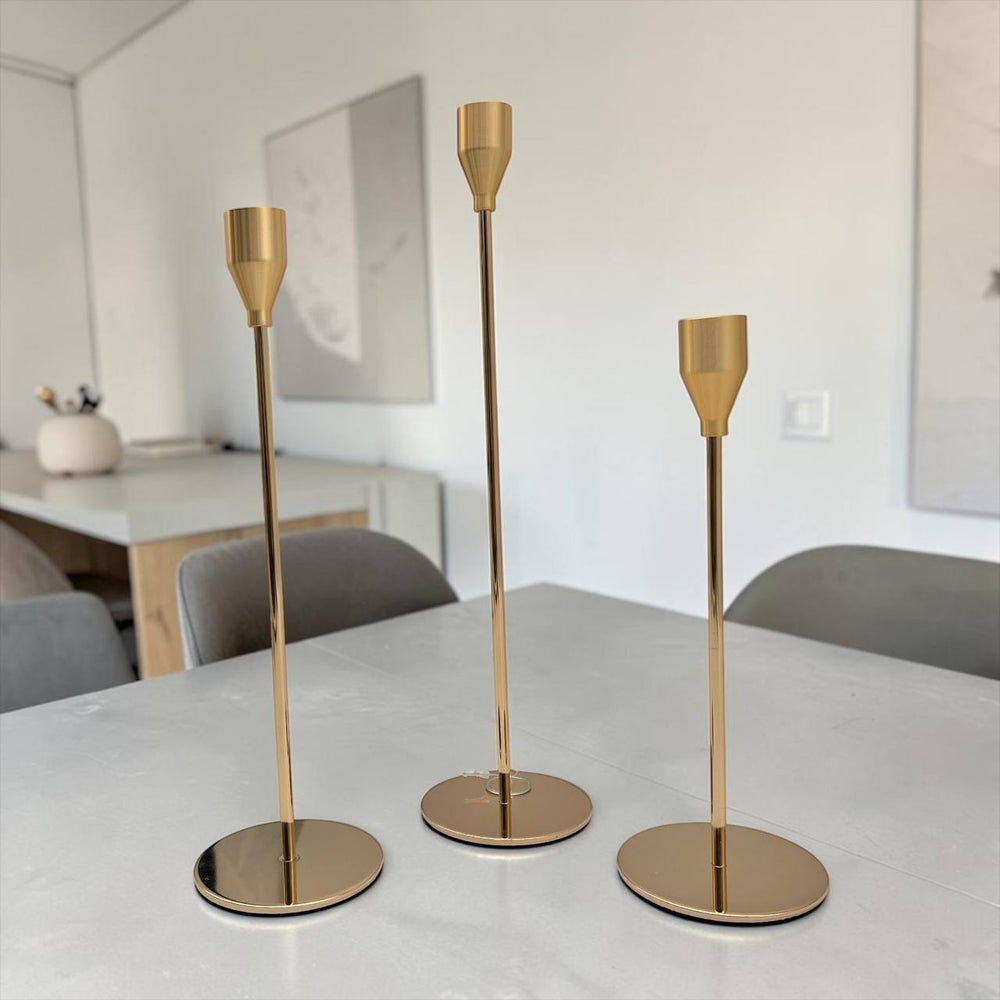 Set de Candelabros Dorados GOLDEN GRACE