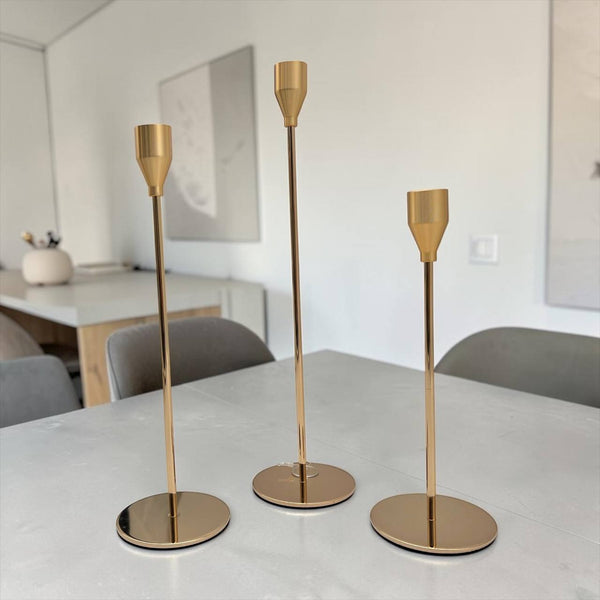 Set de Candelabros Dorados GOLDEN GRACE