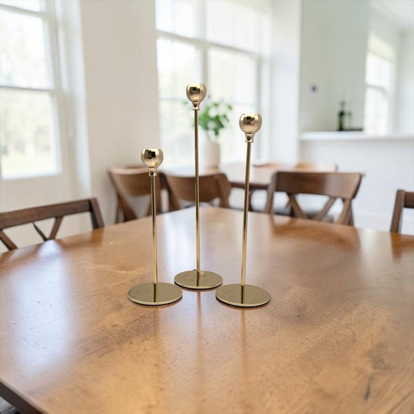 Set de Candelabros Dorados GOLD